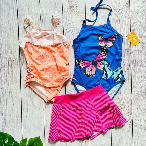 Gymboree Crazy 8 Butterfly Bathing Suit NEW Size 5/6 - Picture 1 of 6